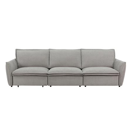 โซฟา 3 ที่นั่ง BENETTA PHILO สีเทา_0