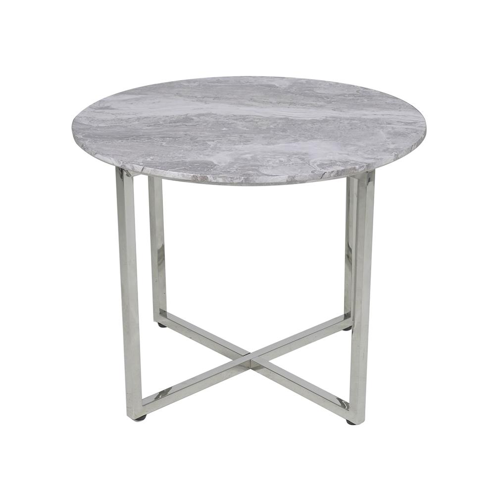 โต๊ะกลาง FURDINI CHARLOT-S 60 ซม. ลายหินขาว