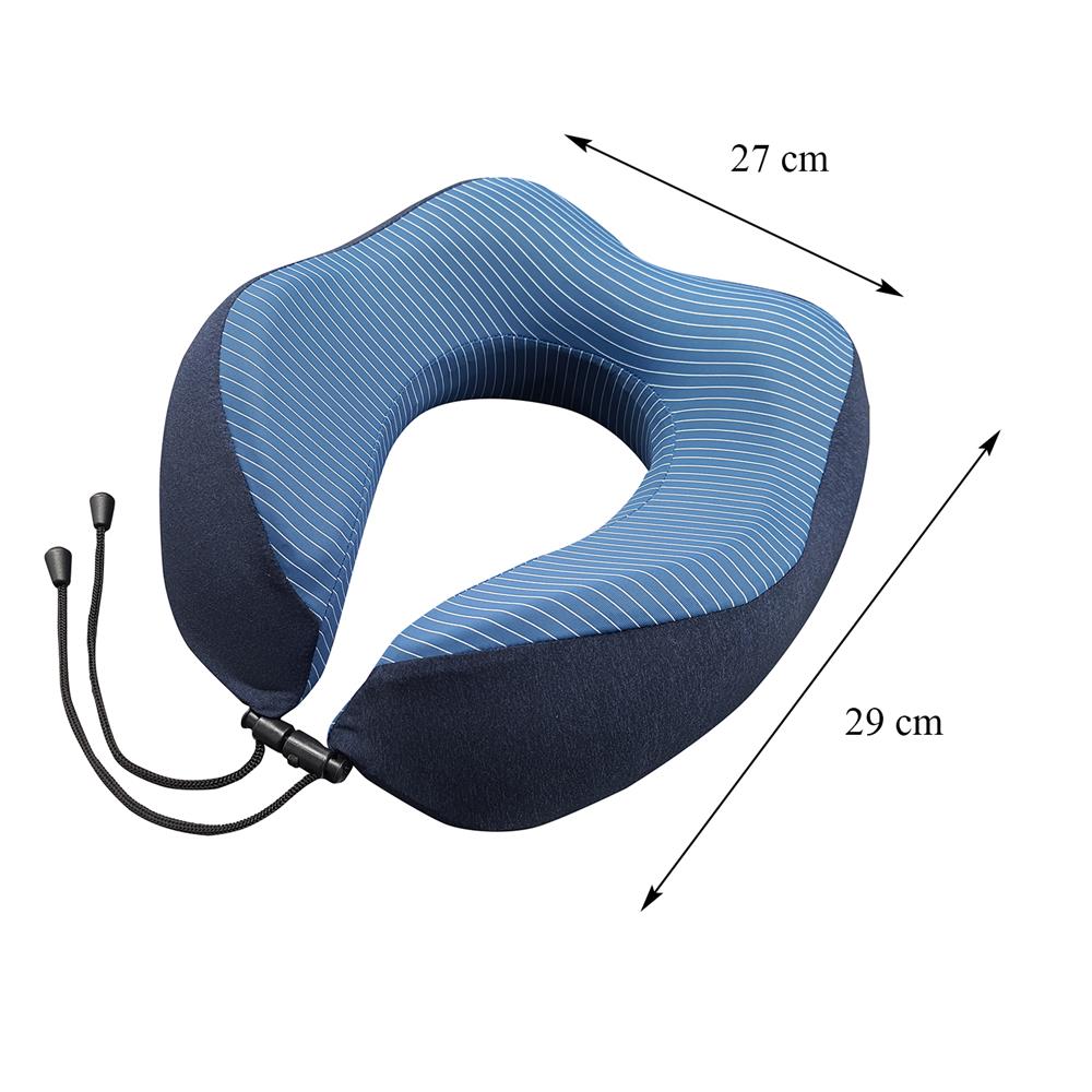 หมอนรองคอ HOME LIVING STYLE NOBU 10X11 นิ้ว สีน้ำเงิน