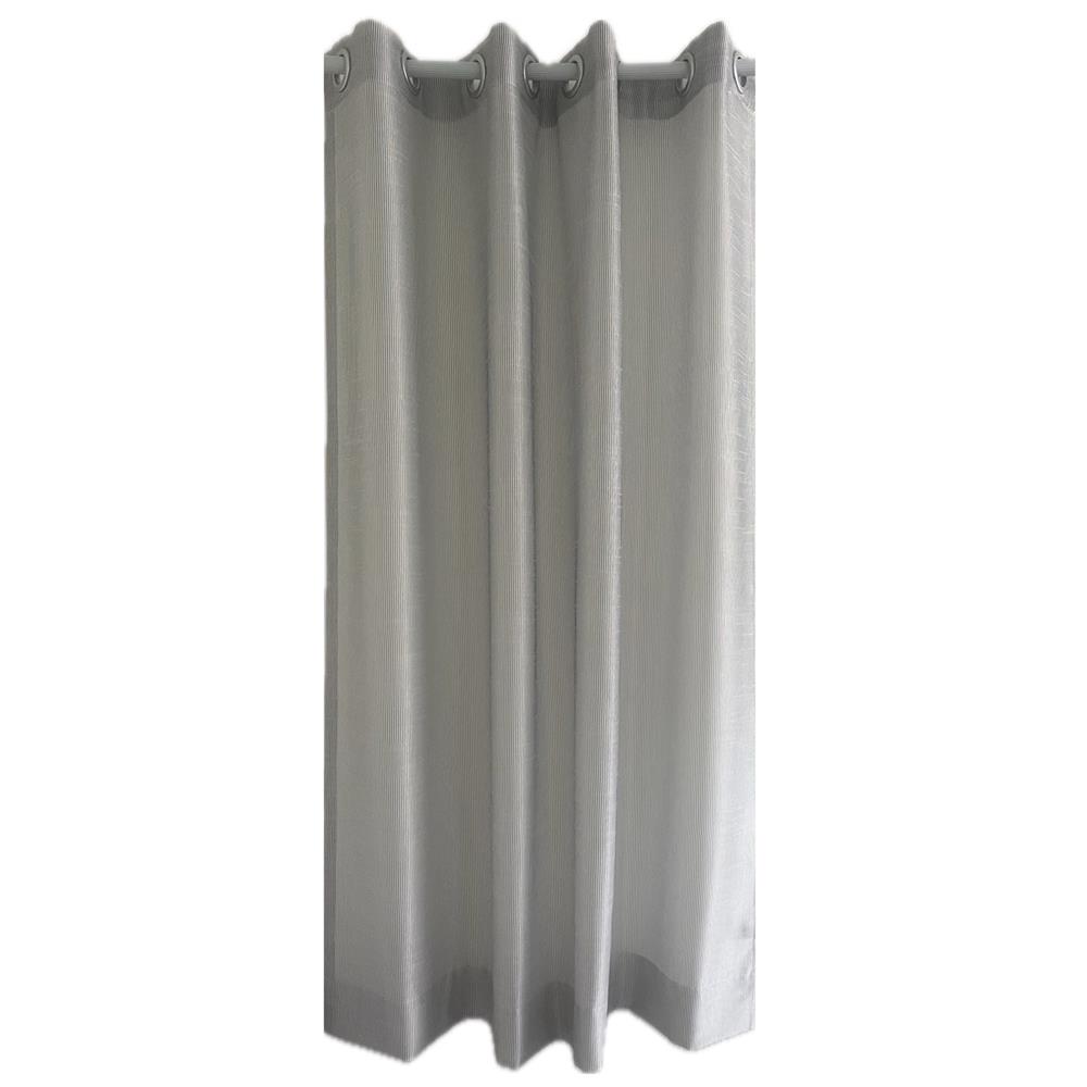 ผ้าม่านโปร่ง EYELET HOME LIVING STYLE SECRETA 140X220 ซม. สีขาว/ดำ