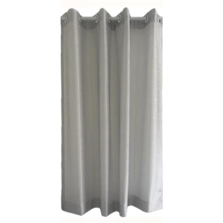 ผ้าม่านโปร่ง EYELE HOME LIVING STYLE SECRETA 140X160 ซม. สีขาว/ดำ_0