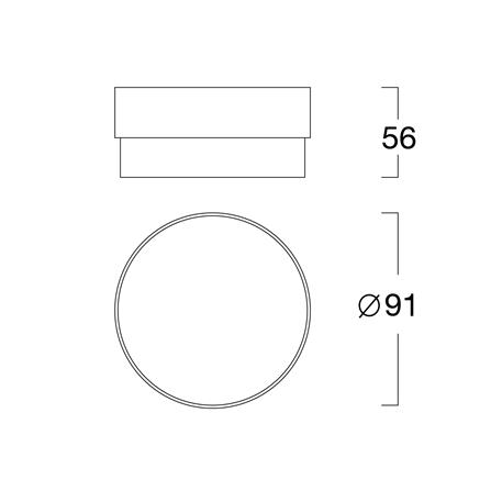 ดาวน์ไลท์ LED LUMAX 03-A0756 3.6 นิ้ว 6 วัตต์ DAYLIGHT/COOL WHITE/WARM WHITE สีขาว_5