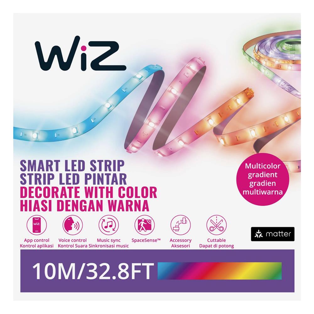 ไฟเส้น LED WIZ RGBIC MULTI-COLOR&nbsp;GRADIENT TYPE-C 32 วัตต์ 10 เมตร RGB