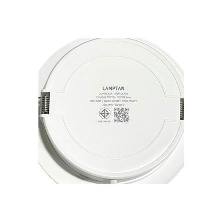 ดาวน์ไลท์ LED LAMPTAN DECIDE2 5.6 นิ้ว 14 วัตต์ DAYLIGHT/COOL WHITE/WARM WHITE สีขาว_8