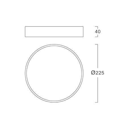 ดาวน์ไลท์ LED LUMAX 03-A0764 8.8 นิ้ว 24 วัตต์ DAYLIGHT/COOL WHITE/WARM WHITE สีขาว_5