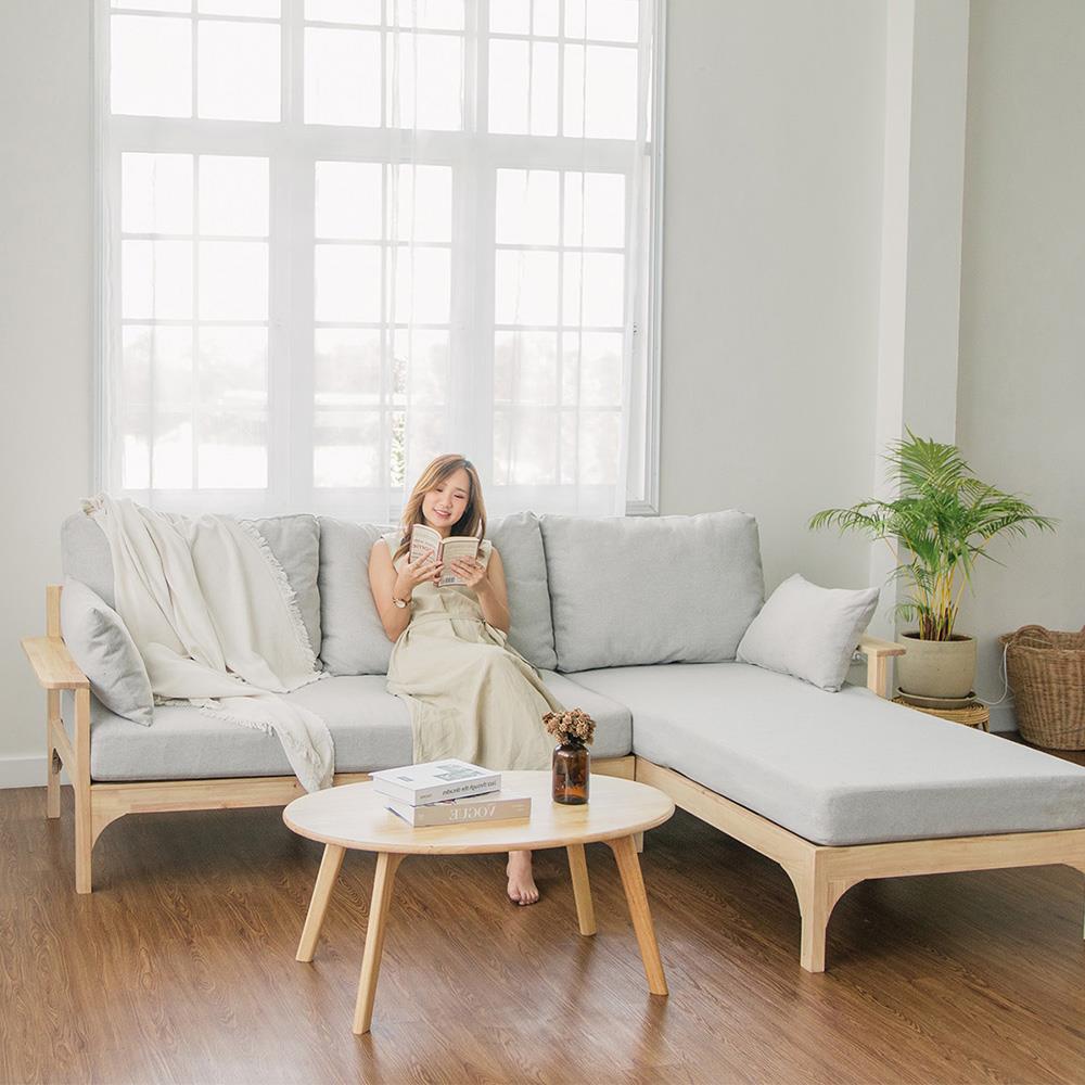 โซฟาเข้ามุมขวา YKS BALEEN สีเบจ