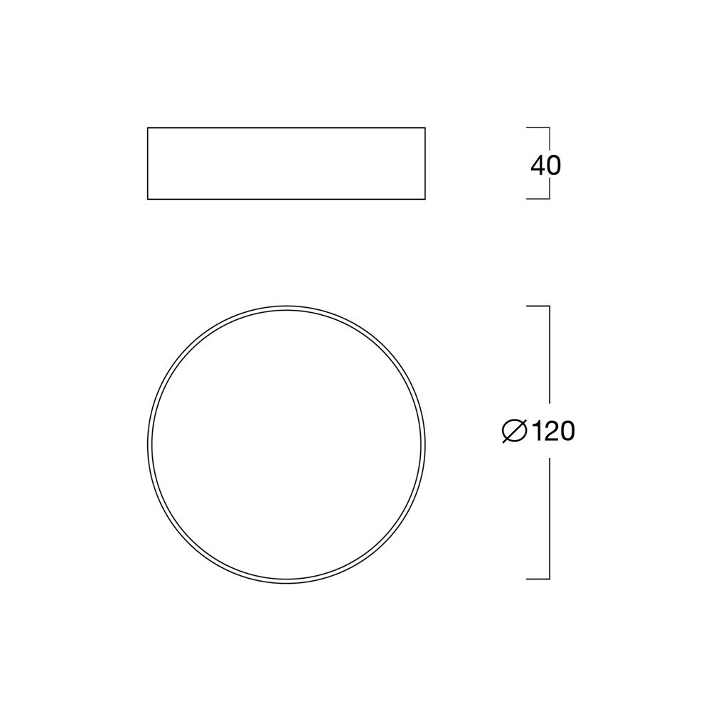 ดาวน์ไลท์ LED LUMAX 03-A0762 4.7 นิ้ว 12 วัตต์ DAYLIGHT/COOL WHITE/WARM WHITE สีขาว