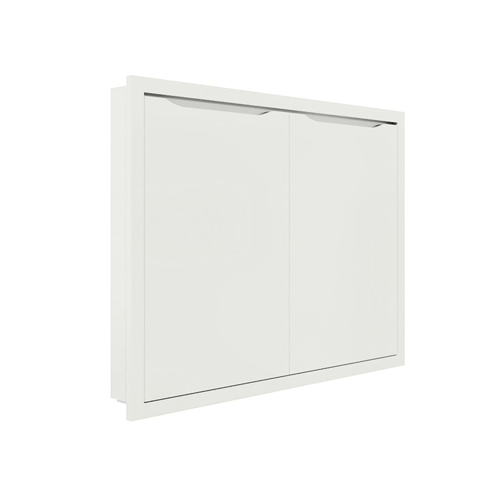 บานซิงค์คู่ MJ ECO 86x66 ซม. สี OFF WHITE