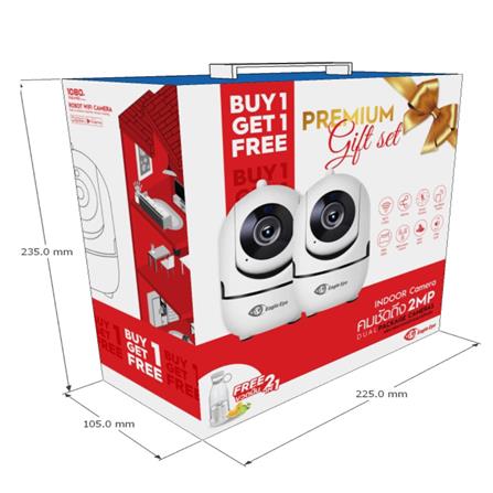 กล้องวงจรปิดทรงหุ่นยนต์ EAGLE EYE 2 ล้านพิกเซล (1 แถม 1) แถมฟรีขวดปั่น 2 IN 1_5