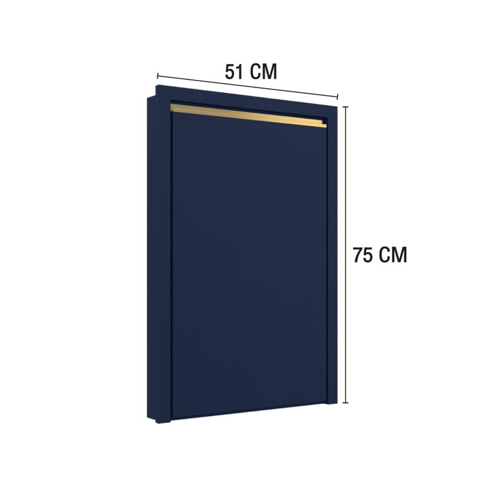 บานถังแก๊ส MJ ETERNITY 51x75 ซม. สี PACIFIC BLUE V2