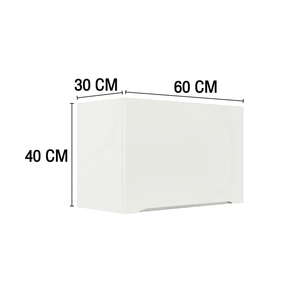 ตู้แขวนเดี่ยว MJ ECO 60x40 ซม. สี OFF WHITE