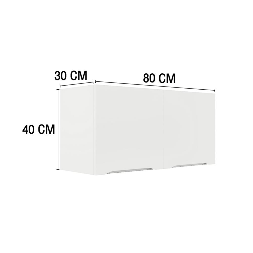 ตู้แขวนคู่ MJ ECO 80x40 ซม. สี OFF WHITE