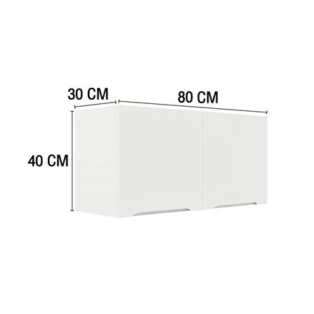 ตู้แขวนคู่ MJ ECO 80x40 ซม. สี OFF WHITE_3