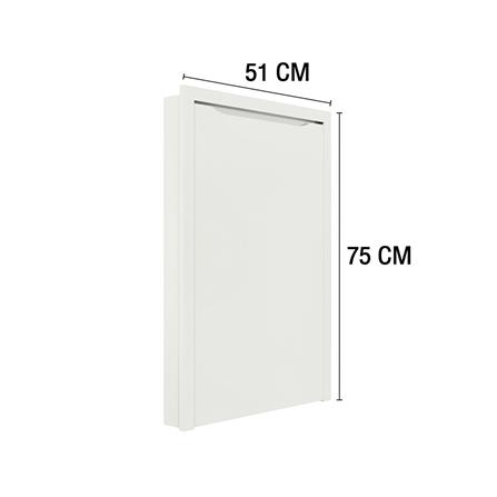 บานถังแก๊ส MJ ECO 51x75 ซม. สี OFF WHITE_4