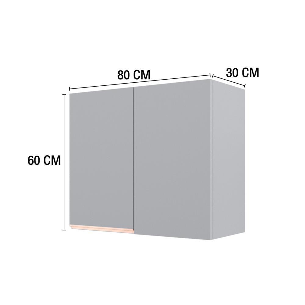 ตู้เข้ามุมขวา MJ ETERNITY 80x60 ซม. สี ELEGANT GREY