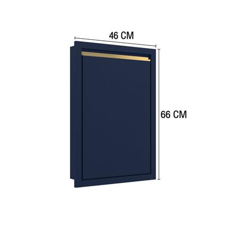 บานซิงค์เดี่ยว MJ ETERNITY 46x66 ซม. สี PACIFIC BLUE V2_6