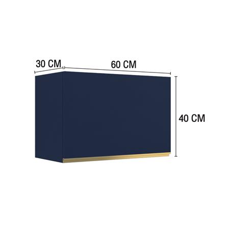 ตู้แขวนเดี่ยว MJ ETERNITY 60x40 ซม. สี PACIFIC BLUE V2_4