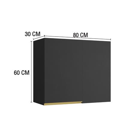 ตู้เข้ามุมขวา MJ ETERNITY 80x60 ซม. สี GREY GRAPHITE_4