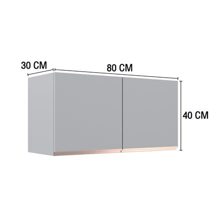 ตู้แขวนคู่ MJ ETERNITY 80x40 ซม. สี ELEGANT GREY_4