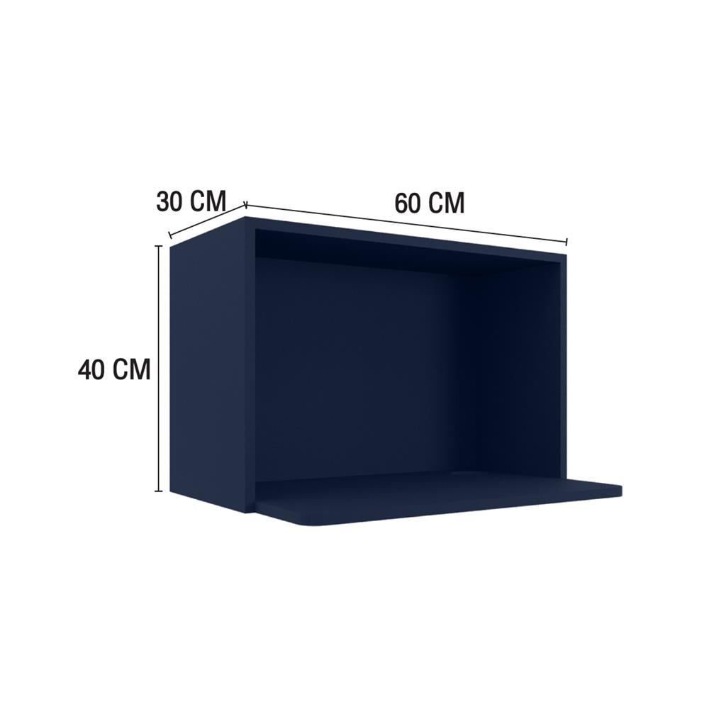 ตู้แขวนไมโครเวฟ MJ ETERNITY 60x40 ซม. สี PACIFIC BLUE V2