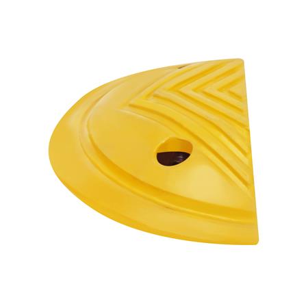 ปิดหัวท้าย ยางชะลอความเร็ว RIGHT 17x35x5 ซม. สีเหลือง (พร้อมพุ๊ก 2 ชิ้น)_2