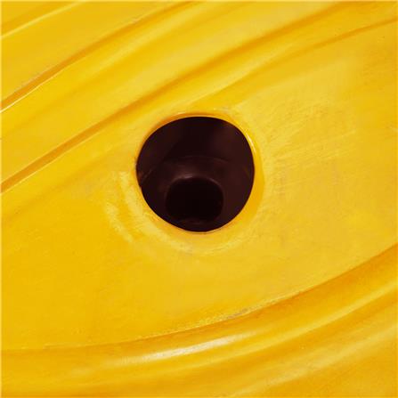 ปิดหัวท้าย ยางชะลอความเร็ว RIGHT 17x35x5 ซม. สีเหลือง (พร้อมพุ๊ก 2 ชิ้น)_3