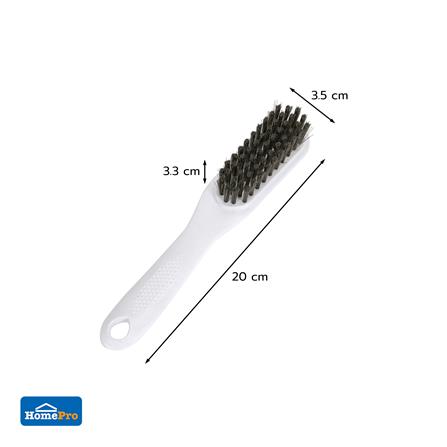 แปรงทำความสะอาดรองเท้าด้ามสั้น ACCO C-NAMI สีขาว_5