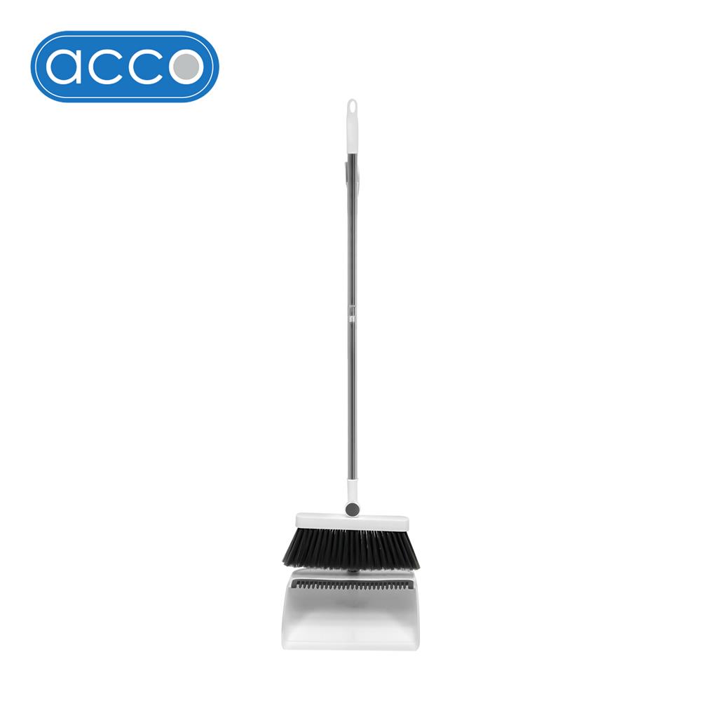 ชุดไม้กวาดพร้อมที่โกยผง 2IN1 ACCO A-NAMI สีขาว_0