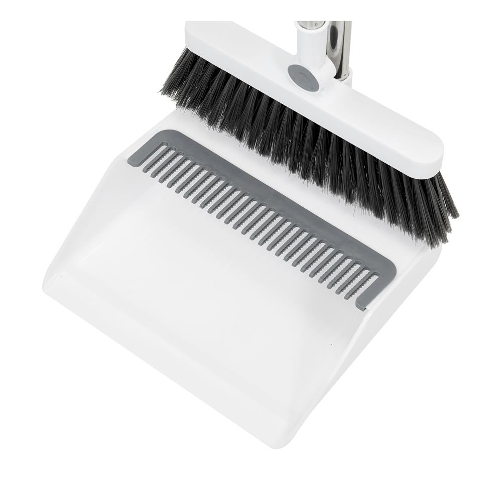 ชุดไม้กวาดพร้อมที่โกยผง 2IN1 ACCO A-NAMI สีขาว