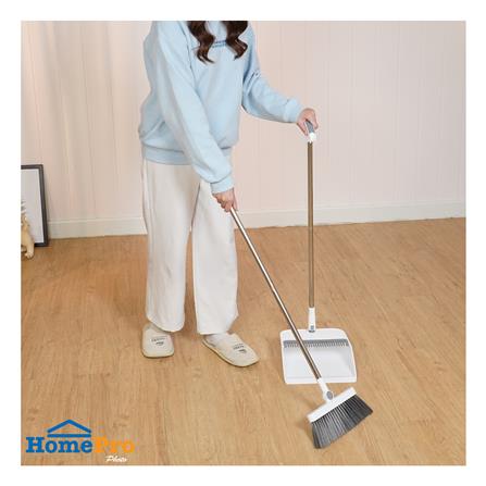 ชุดไม้กวาดพร้อมที่โกยผง 2IN1 ACCO A-NAMI สีขาว_6