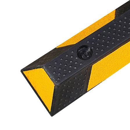 ยางกั้นล้อรถยนต์ RIGHT 15x183x10 ซม. สีเหลือง/ดำ (พร้อมพุ๊ก 4 ชิ้น)_2