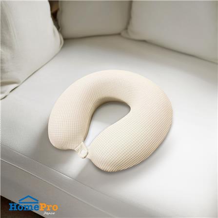 หมอนรองคอ HOME LIVING STYLE NORI 12X12 นิ้ว สีครีม_5