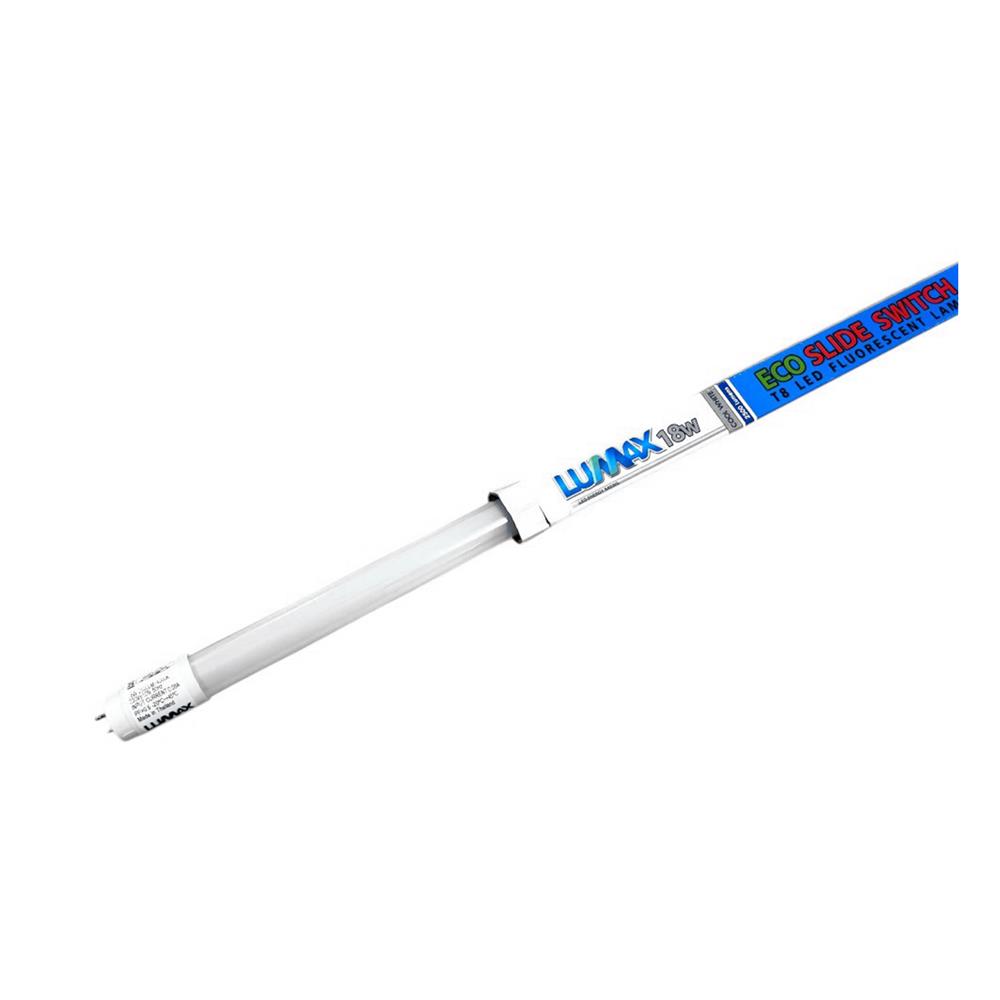 หลอด LED LUMAX T8 ECO SLIDE DE 18 วัตต์ COOL WHITE G13