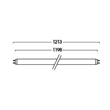 หลอด LED LUMAX T8 ECO SLIDE DE 18 วัตต์ COOL WHITE G13_5