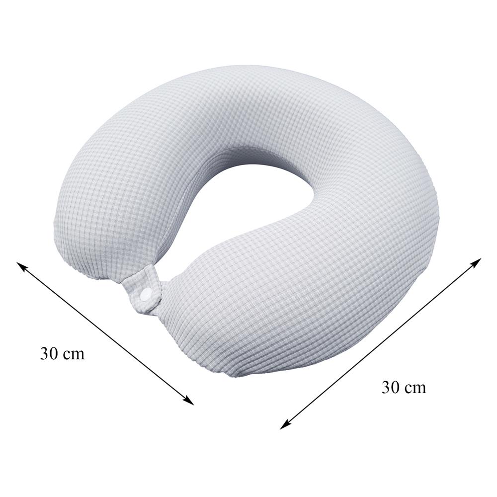 หมอนรองคอ HOME LIVING STYLE NORI 12X12 นิ้ว สีเทา