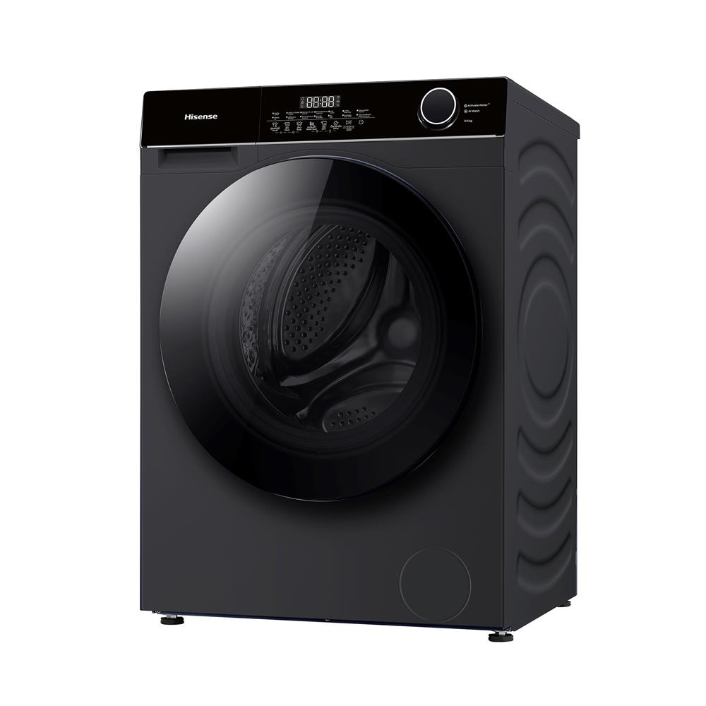 เครื่องซักผ้าฝาหน้า HISENSE WF105M3 10.5 กก. 1400 RPM อินเวอร์เตอร์ สีดำ