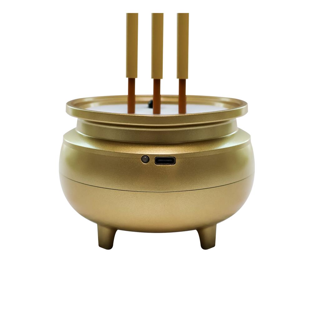 ธูปไฟฟ้า LED 3 ดอก CLAIRE 0.3 วัตต์ WARM WHITE 22 ซม. สีทอง