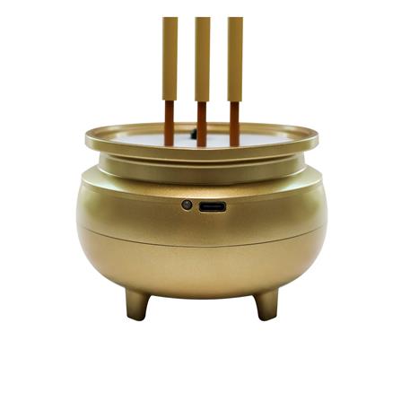 ธูปไฟฟ้า LED 3 ดอก CLAIRE 0.3 วัตต์ WARM WHITE 22 ซม. สีทอง_3