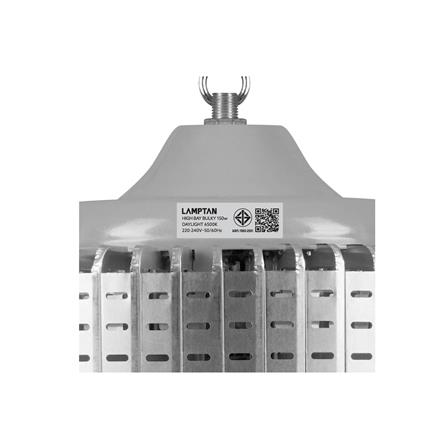 โคมไฮเบย์ LED LAMPTAN BULKY 150 วัตต์ DAYLIGHT สีเงิน_7