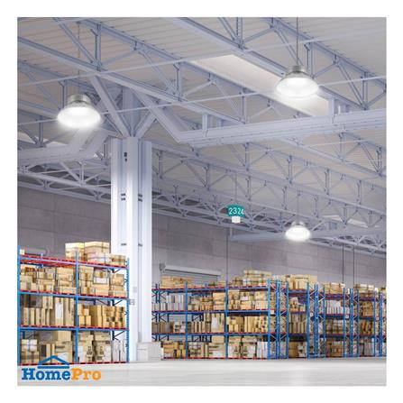 โคมไฮเบย์ LED LAMPTAN BULKY 150 วัตต์ DAYLIGHT สีเงิน_4