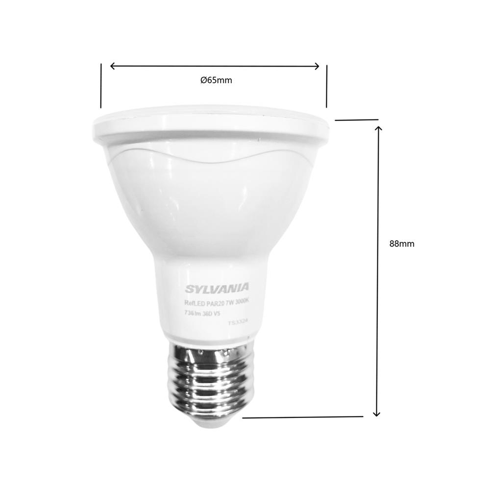 หลอด LED SYLVANIA MR16/PAR 7 วัตต์ WARM WHITE E27