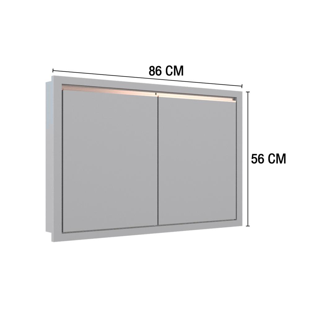 บานใต้เตา MJ ETERNITY 86x56 ซม. สี ELEGANT GREY