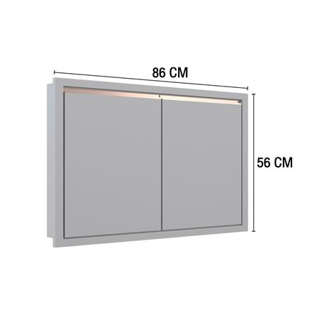 บานใต้เตา MJ ETERNITY 86x56 ซม. สี ELEGANT GREY_3