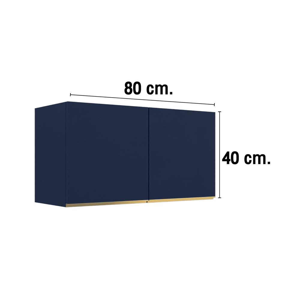 ตู้แขวนคู่ MJ ETERNITY 80x40 ซม. สี PACIFIC BLUE V2