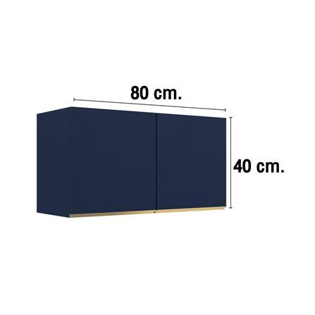 ตู้แขวนคู่ MJ ETERNITY 80x40 ซม. สี PACIFIC BLUE V2_5