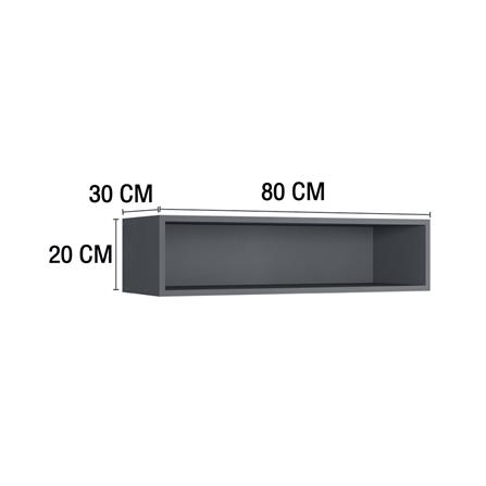 กล่องแขวนเสริม MJ ETERNITY 80x20 ซม. สี GREY GRAPHITE_3