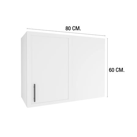 ตู้เข้ามุมขวา MJ SLIM SHAKER 80x60 ซม. สี WHITE PEARL_3