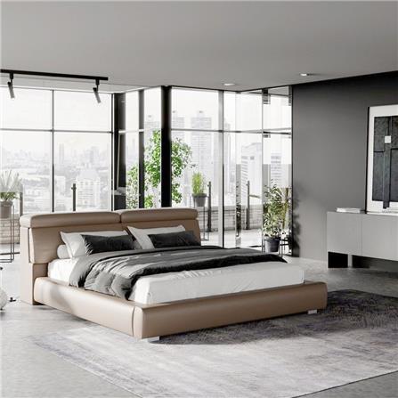 เตียง 6 ฟุต SB FURNITURE LANAR 19217669 สีน้ำตาลอ่อน_2