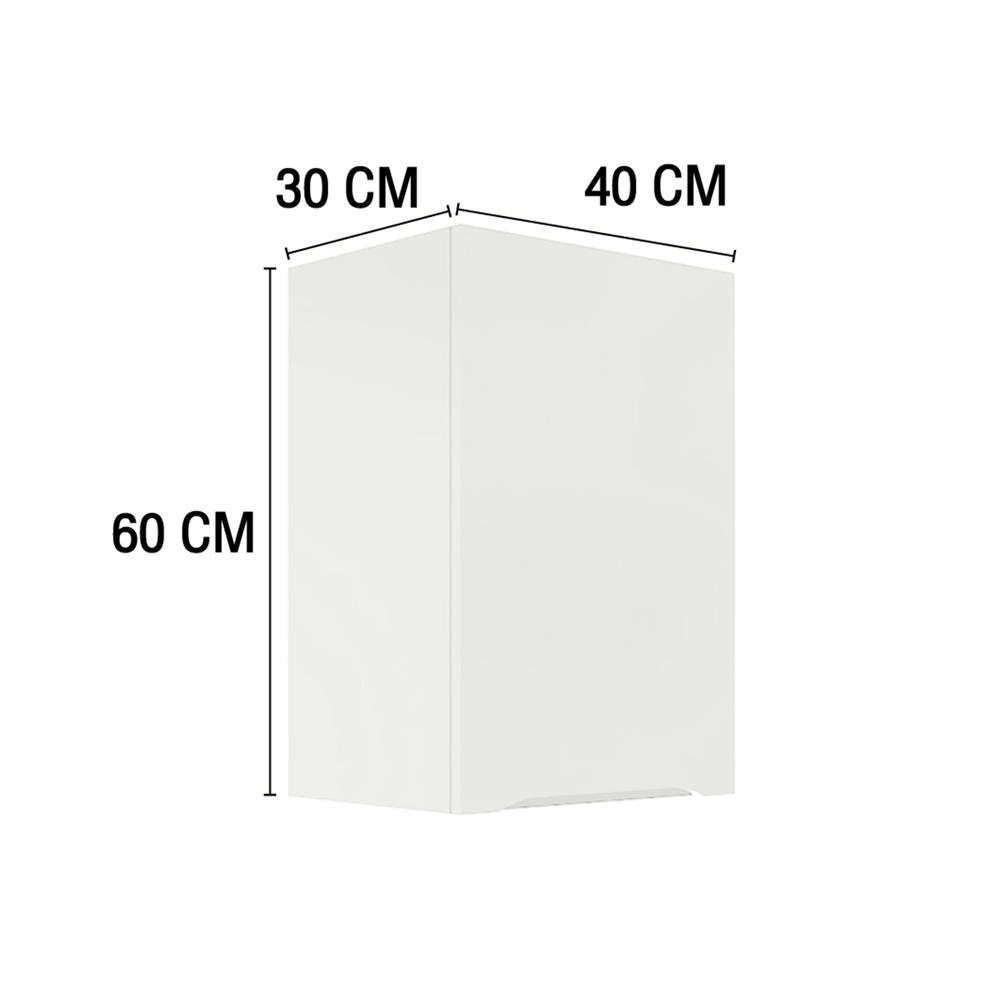 ตู้แขวนเดี่ยว MJ ECO 40x60 ซม. สี OFF WHITE