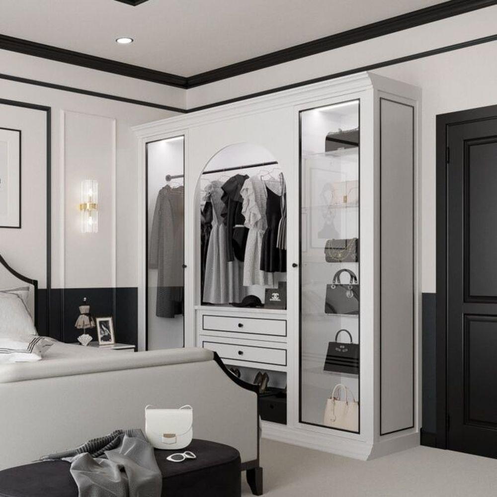 ตู้เสื้อผ้า SB FURNITURE ETERNO 19220930 220 ซม. สีขาว